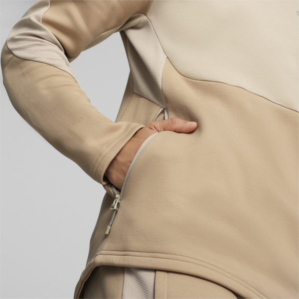 EVOSTRIPE Men's Hoodie, Prairie Tan, large-ZAF