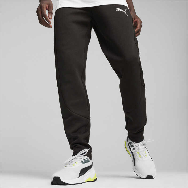 Men's PUMA EVOSTRIPE Sweatpants in Black size S