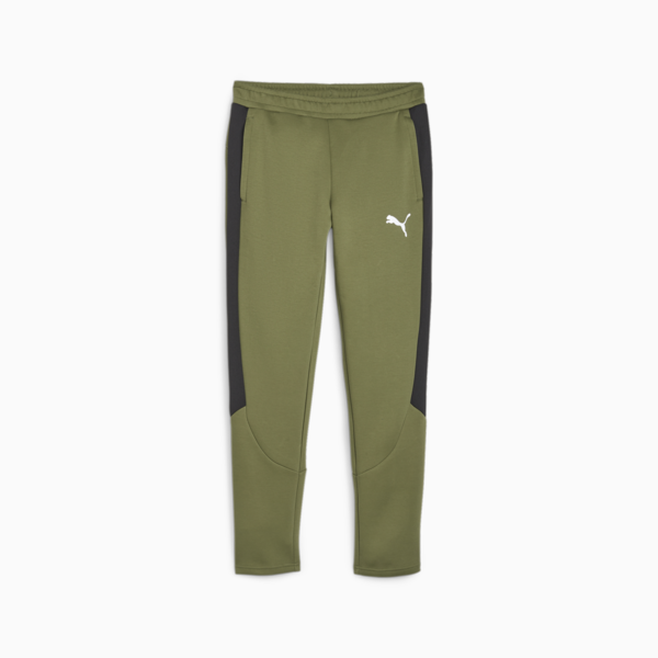 EVOSTRIPE Men's Sweatpants, Olive Green, large-ZAF