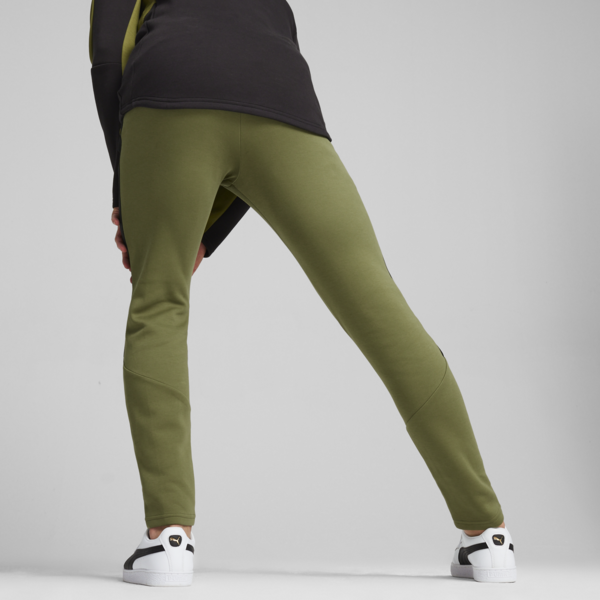 EVOSTRIPE Men's Sweatpants, Olive Green, large-ZAF