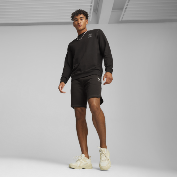 BETTER SPORTSWEAR Men's Sweatshirt, PUMA Black, large-ZAF