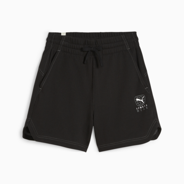BETTER SPORTSWEAR Women's Shorts, PUMA Black, large-ZAF