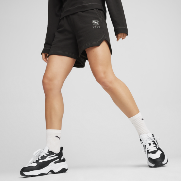 BETTER SPORTSWEAR Women's Shorts, PUMA Black, large-ZAF