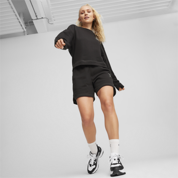 BETTER SPORTSWEAR Women's Shorts, PUMA Black, large-ZAF