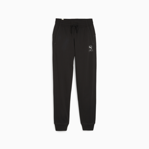 BETTER SPORTSWEAR Women's Sweatpants, PUMA Black, large-ZAF
