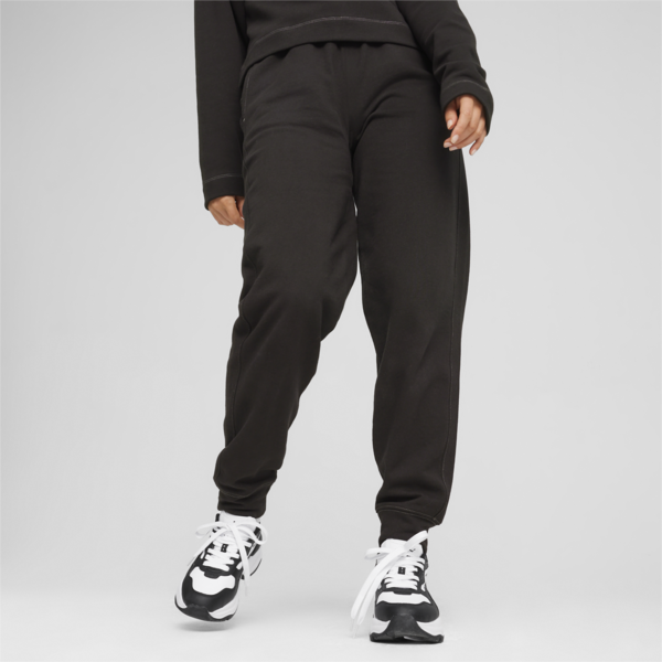 BETTER SPORTSWEAR Women's Sweatpants, PUMA Black, large-ZAF