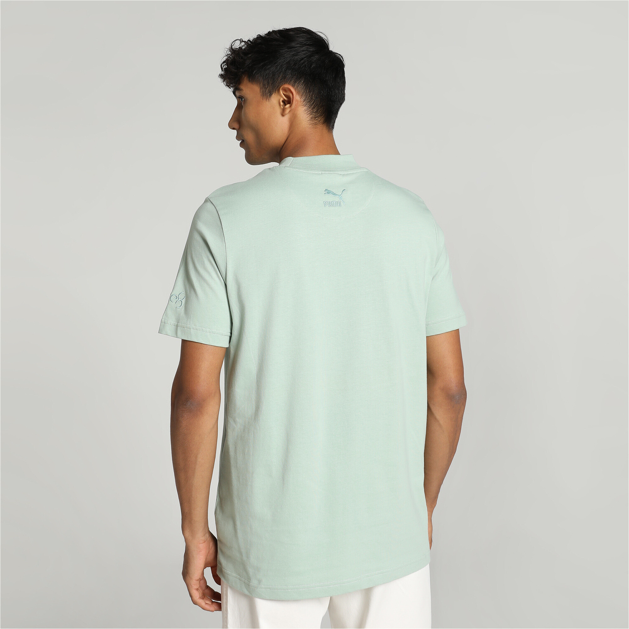 Men's PUMA X One8 Premium T-shirt In Green, Size XS