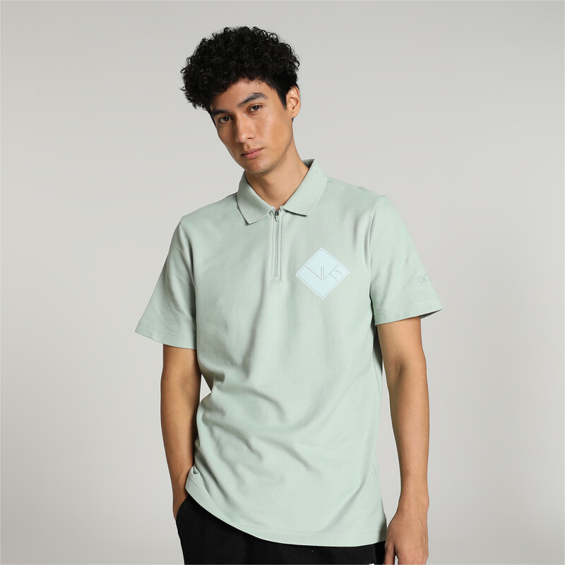 Men s PUMA X One8 Premium Polo in Gray Green size M PUMA Pudur