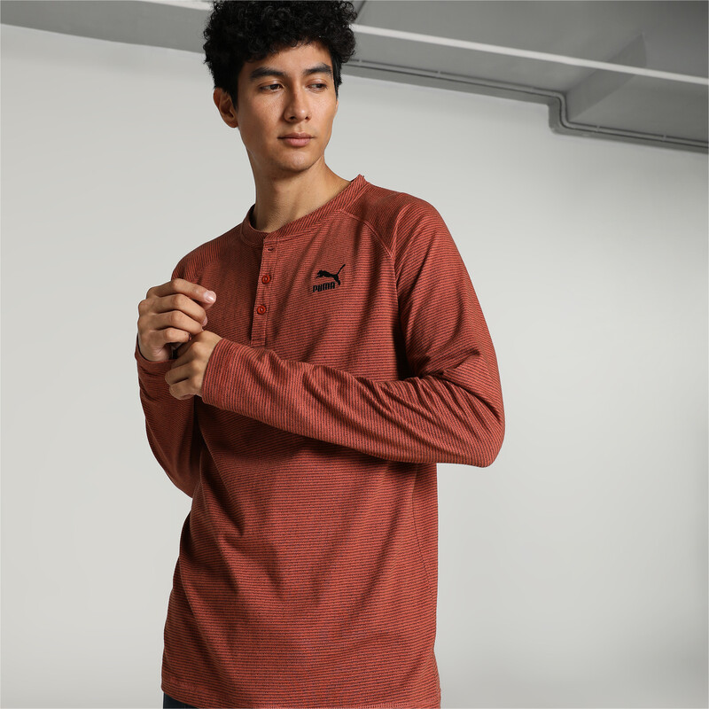

Men's PUMA Classics Jacquard Long Sleeve T-shirt