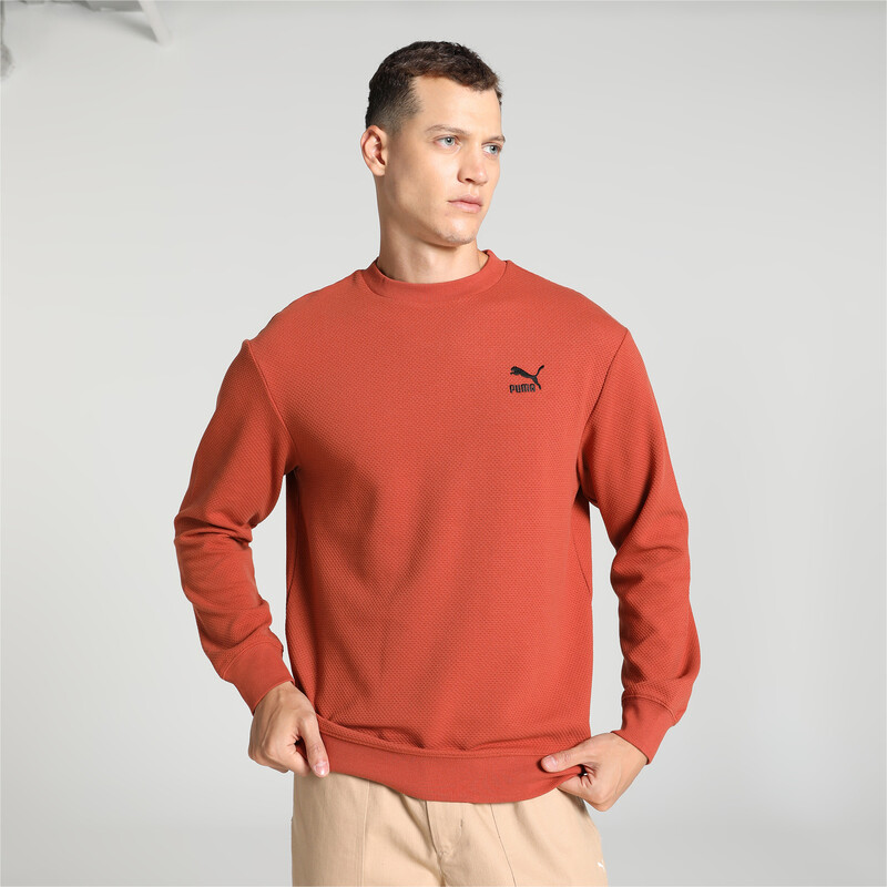

Men's PUMA Classics Jacquard Crew-Neck Sweatshirt