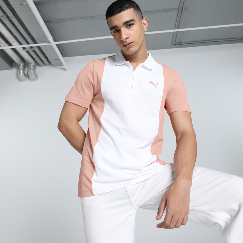 

Men's PUMA Elevated Colorblock Slim Fit Polo