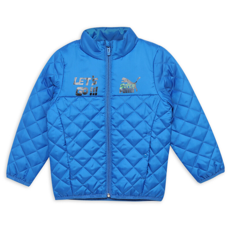 PUMA Super Boy's Padded Jacket in Blue size 9-10Y