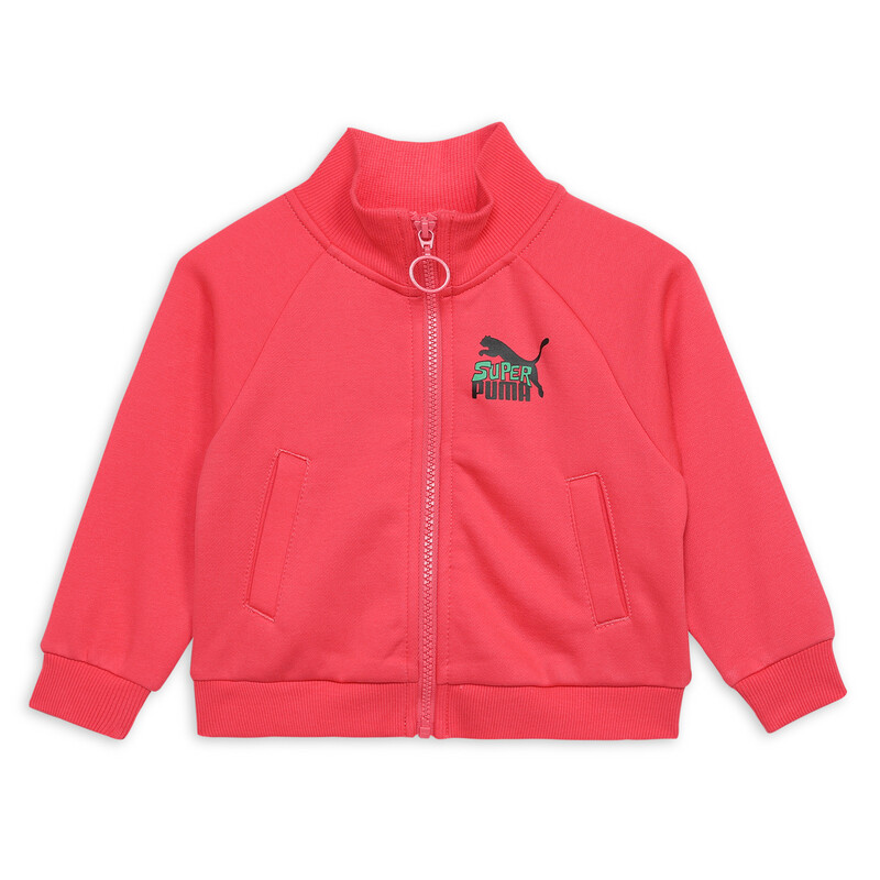 PUMA Super Girl's Knitted Jacket in Black/Blue size 13-14Y