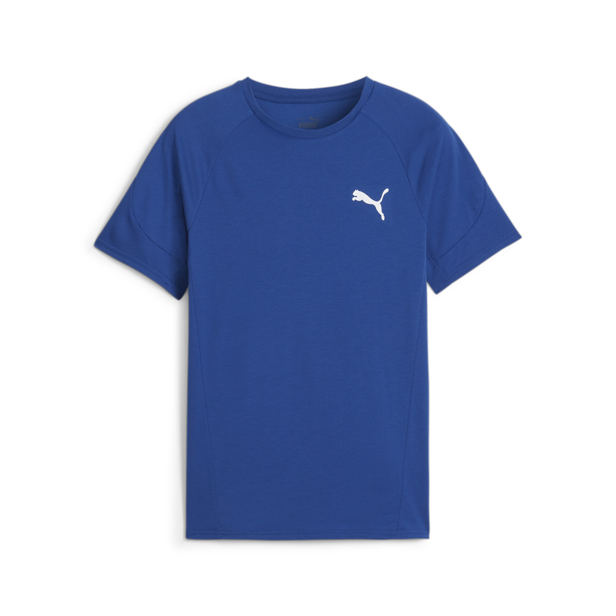PUMA EVOSTRIPE T-Shirt In Blue, Size 13-14 Youth