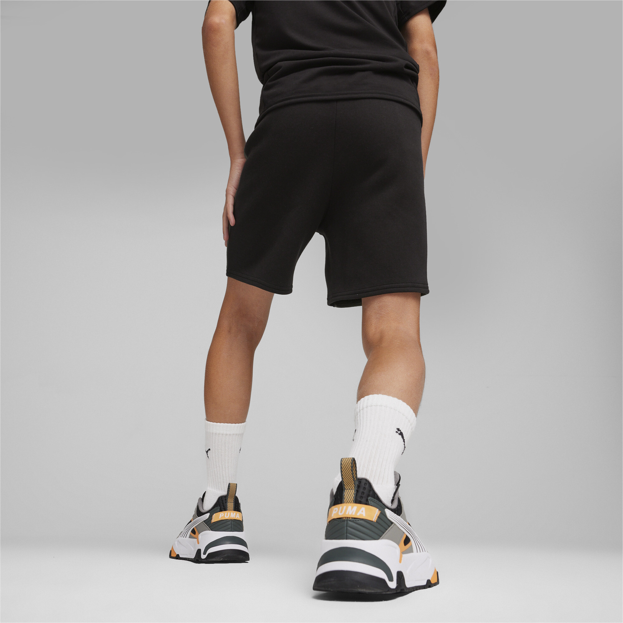 PUMA EVOSTRIPE Shorts In Black, Size 9-10 Youth