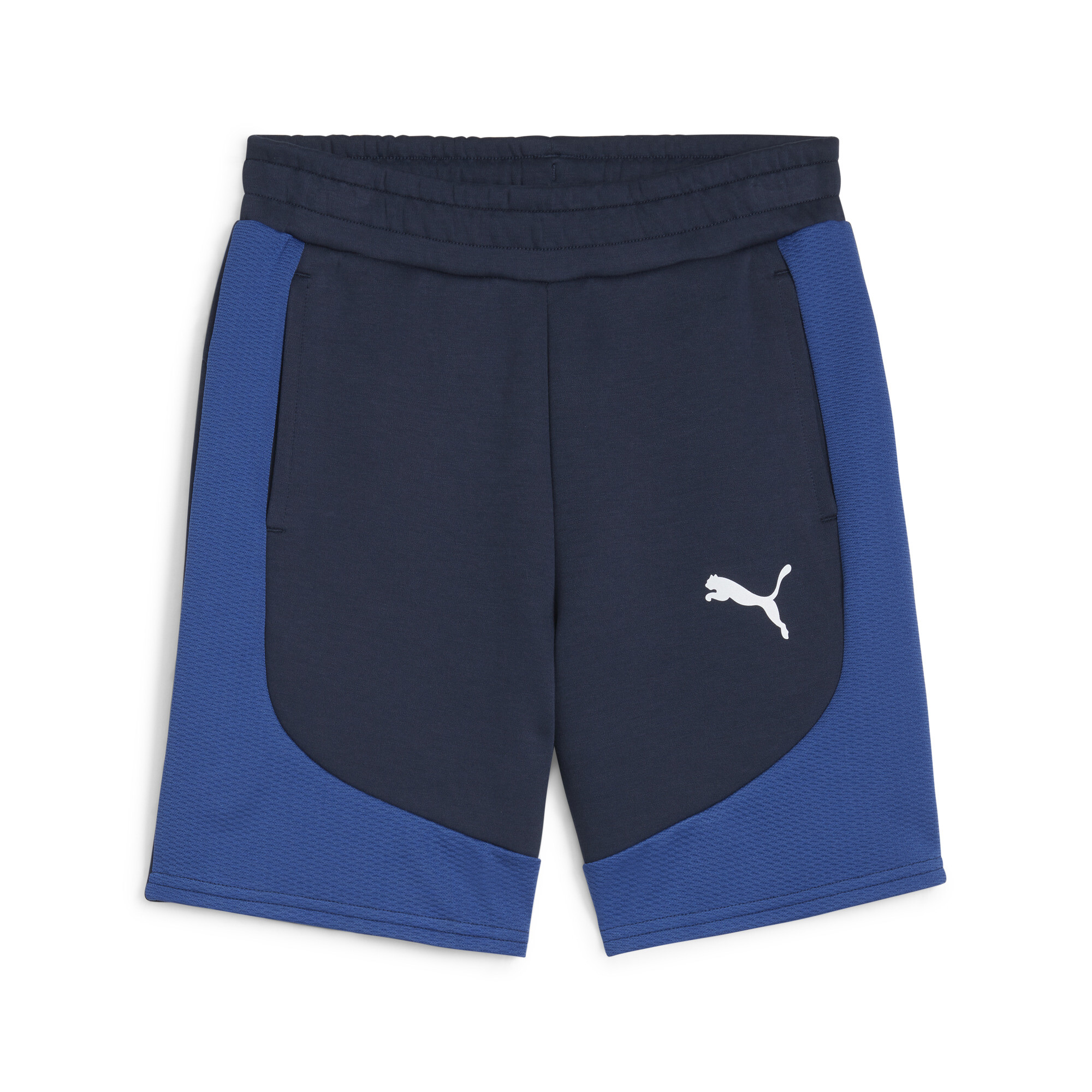 PUMA EVOSTRIPE Shorts In Blue, Size 11-12 Youth