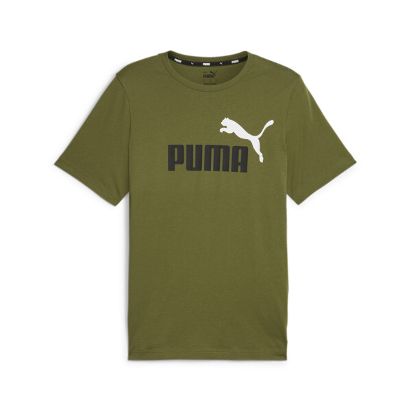 ESS+ Logo Men's Tee, Olive Green, large-ZAF