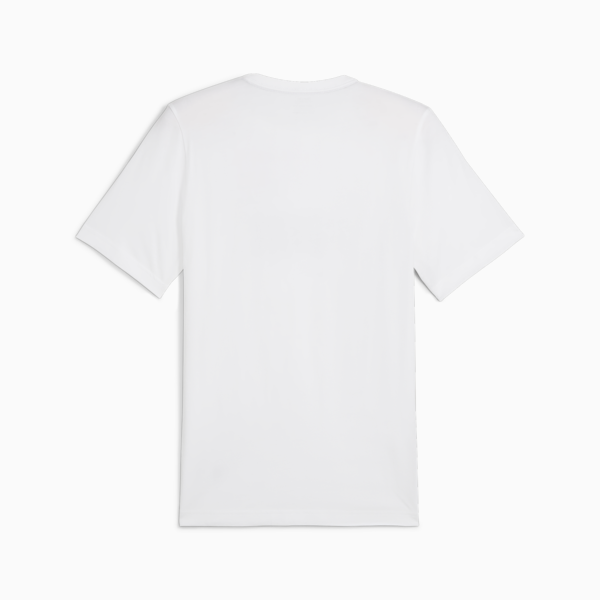 ESS+ Logo Men's Tee, PUMA White-Gray Skies, large-ZAF