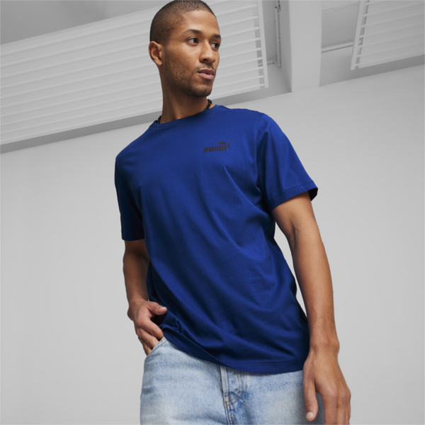 ESS Small Logo Tee, Cobalt Glaze, large-ZAF