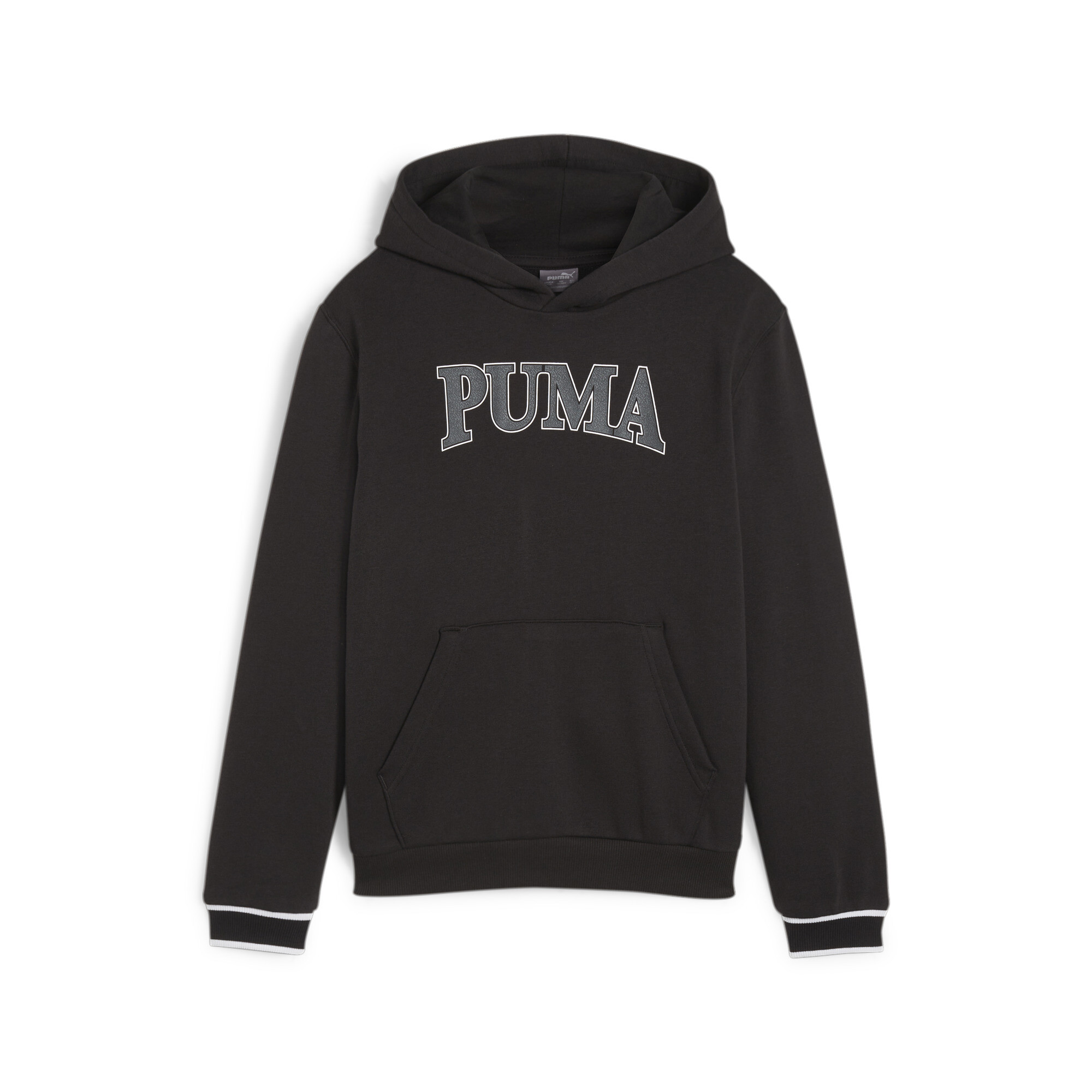 Puma SQUAD Youth Hoodie, Black, Size 11-12Y, Kids