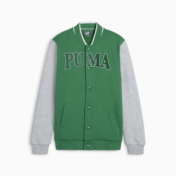 PUMA SQUAD Youth Bomber Jacket, Archive Green, large-ZAF