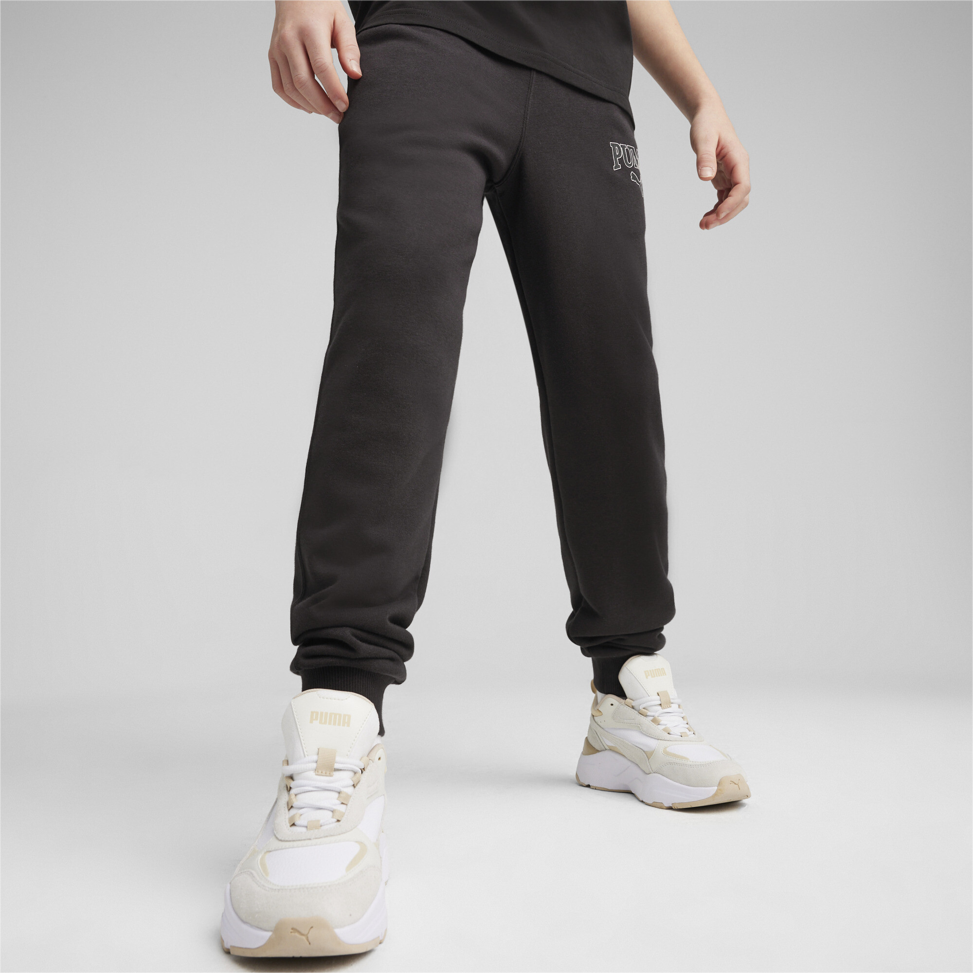 Men's Puma SQUAD Youth Sweatpants, Black, Size 15-16Y, Age