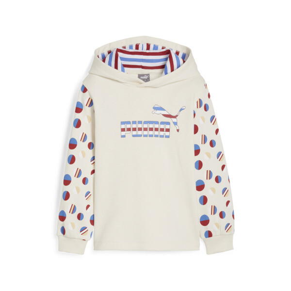 Puma Ess+ Summer Camp Little Kids' Hoodie In Club Red