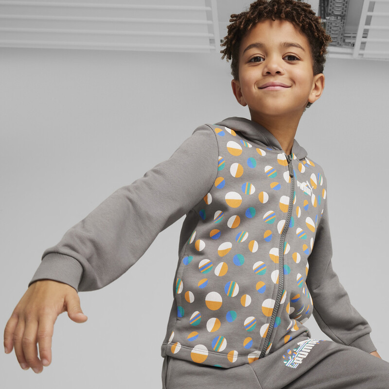 

PUMA SUMMER CAMP Kids' Full-Zip Unisex Hoodie