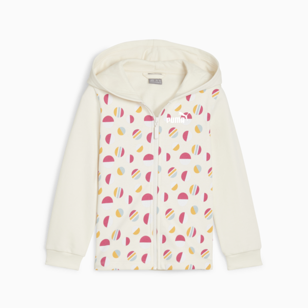 ESS+ SUMMER CAMP Kids' Full-zip Hoodie, Sugared Almond, large-ZAF