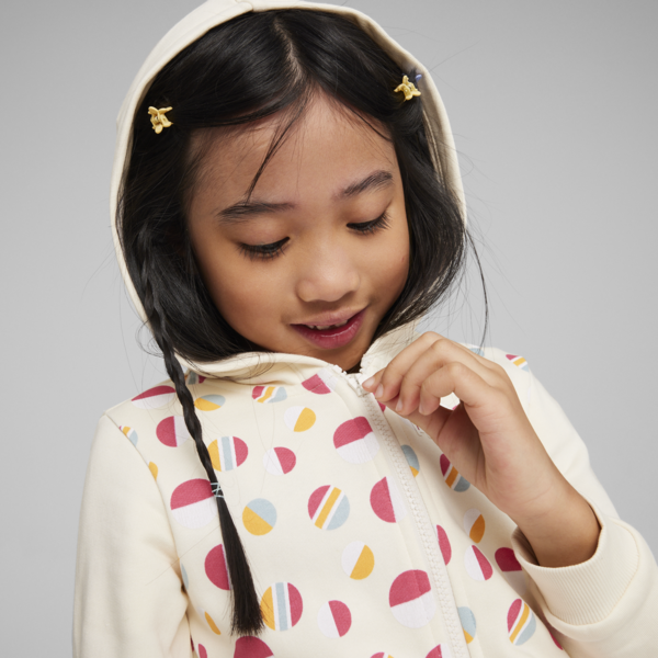 ESS+ SUMMER CAMP Kids' Full-zip Hoodie, Sugared Almond, large-ZAF