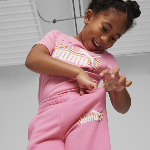 Essentials+ SUMMER CAMP Kids' Sweatpants, Fast Pink, large-ZAF