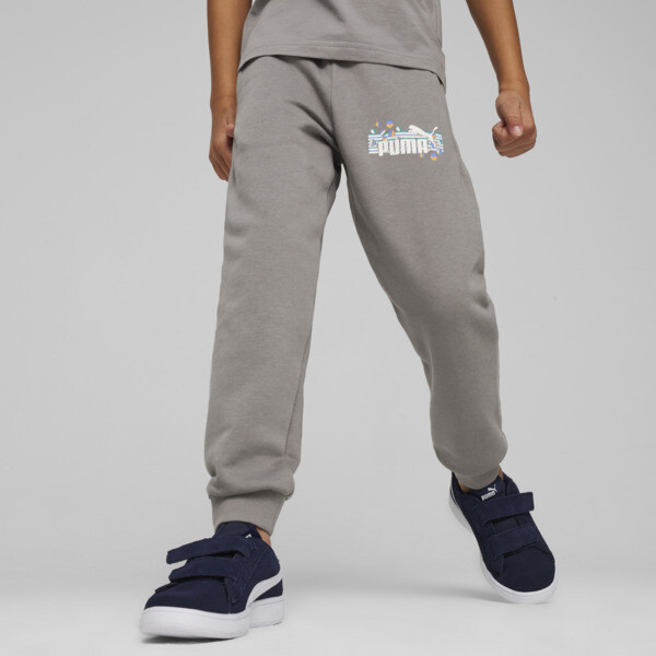 ESS SUMMER CAMP Kids Sweatpants gray PUMA