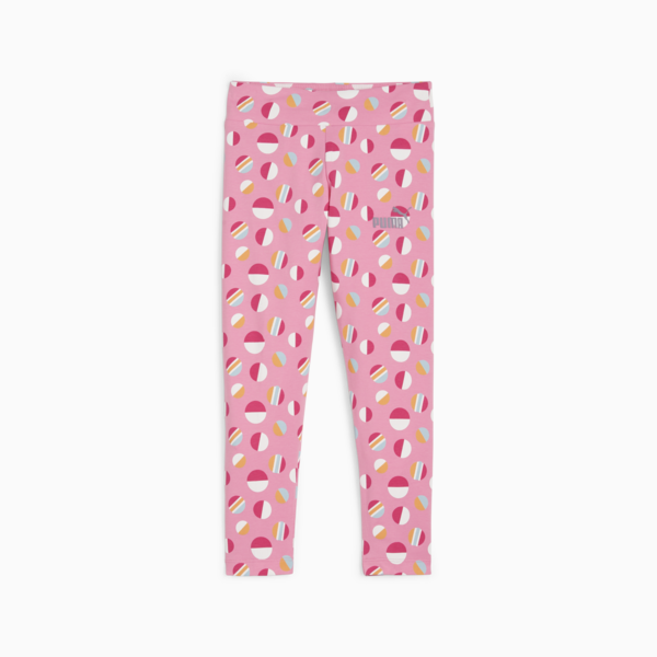 ESS+ SUMMER CAMP Kids' Leggings, Fast Pink, large-ZAF