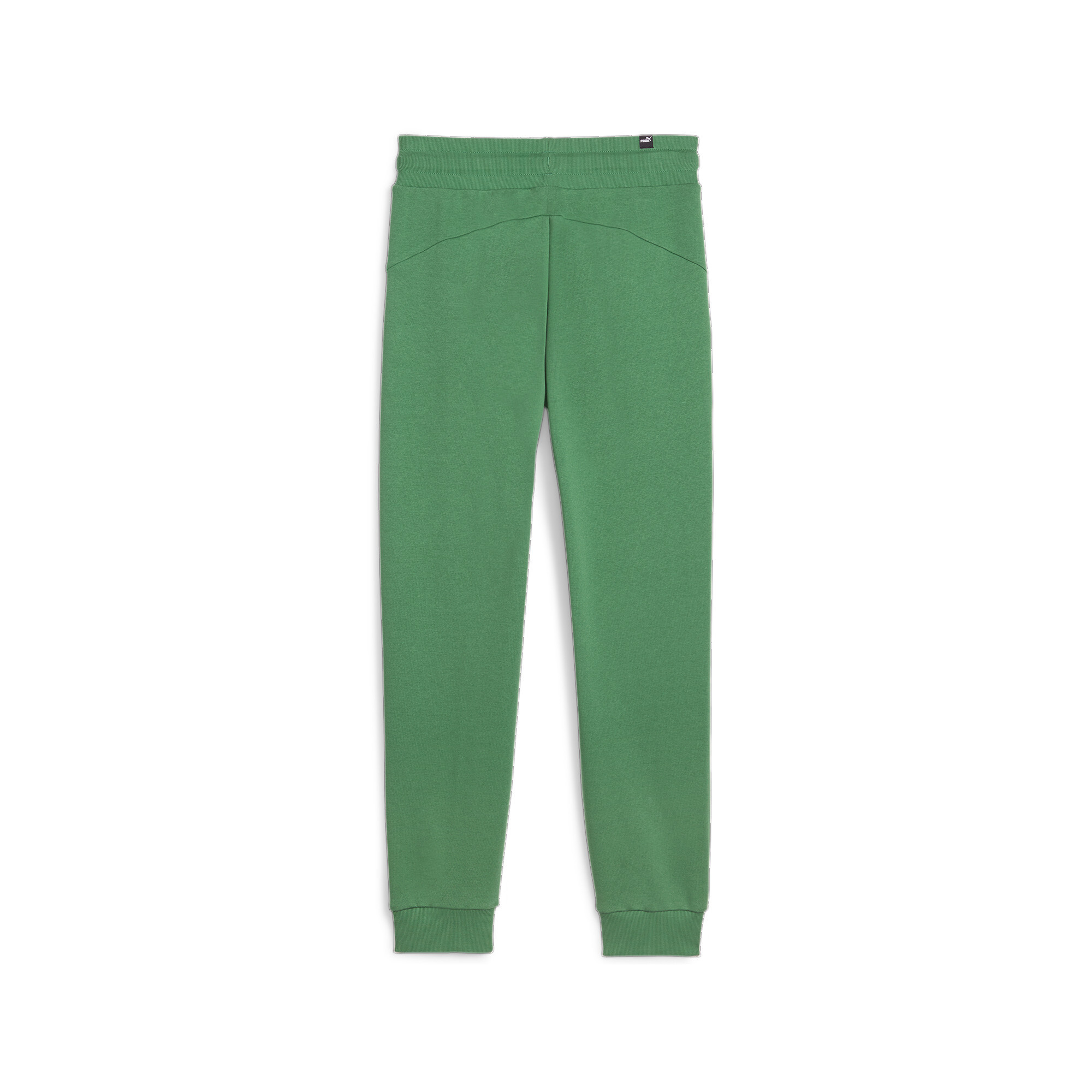 Women's PUMA ESS+ Script Sweatpants In Green, Size Medium