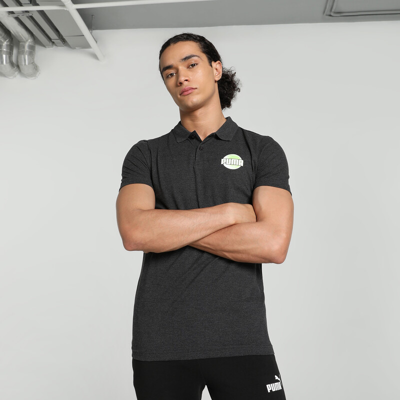Men's PUMA Sport-Inspired Graphic Slim Fit Polo
