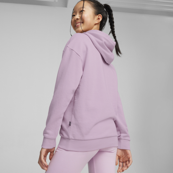 ESS+ Script Youth Hoodie, Grape Mist, large-ZAF