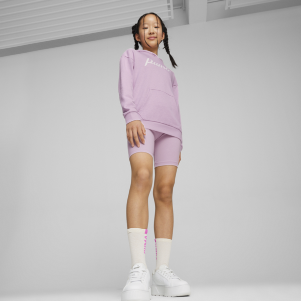 ESS+ Script Youth Hoodie, Grape Mist, large-ZAF