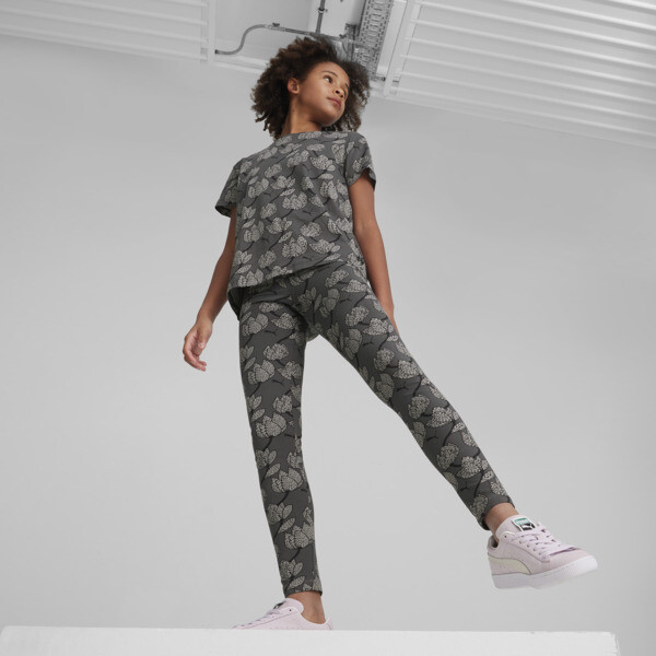 ESS BLOSSOM Girls Leggings black PUMA