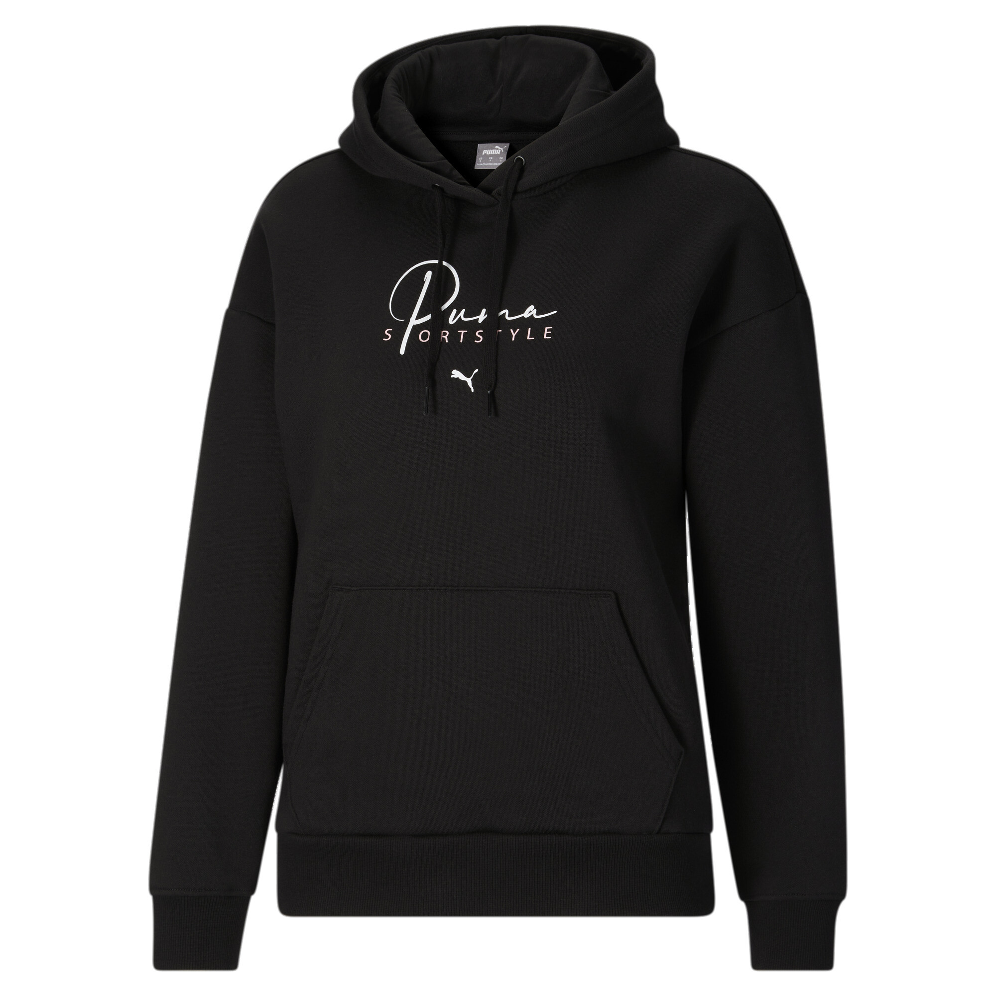 Puma Women s Sportstyle Script Hoodie eBay