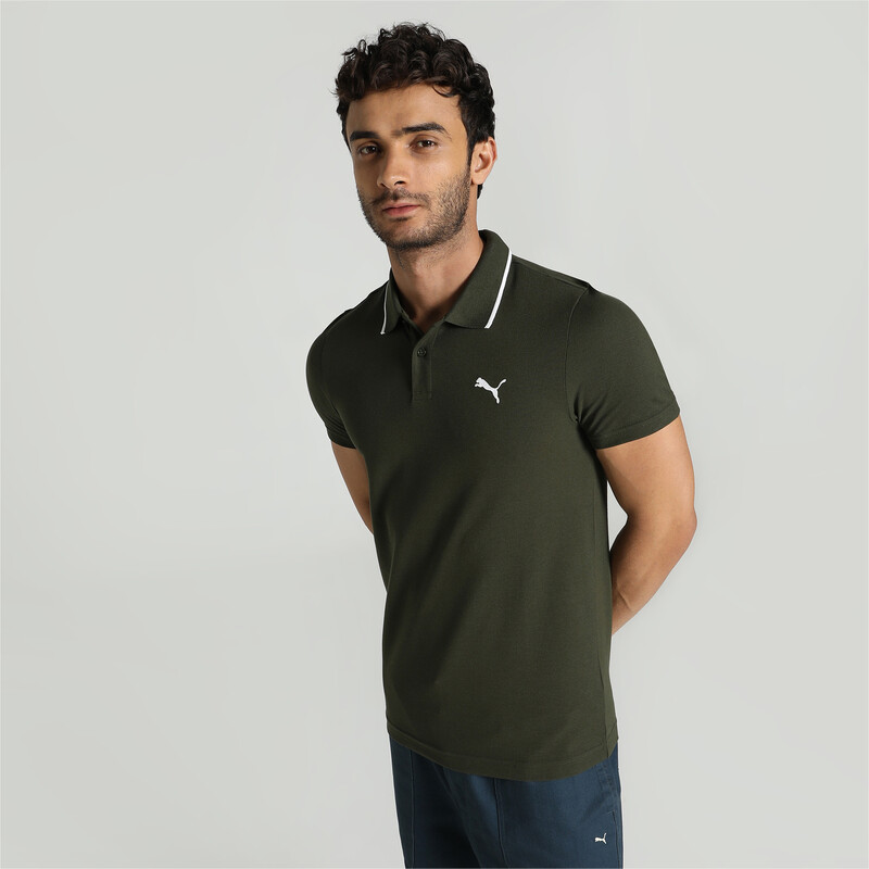 

Men's PUMA Collar Tipping Slim Fit Polo