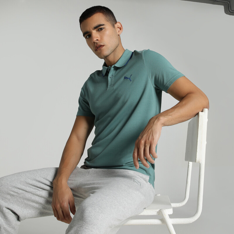 

Men's PUMA Collar Tipping Slim Fit Polo