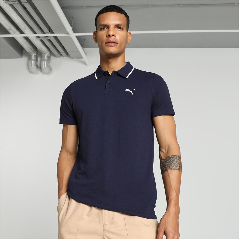 Men's PUMA Collar Tipping Slim Fit Polo