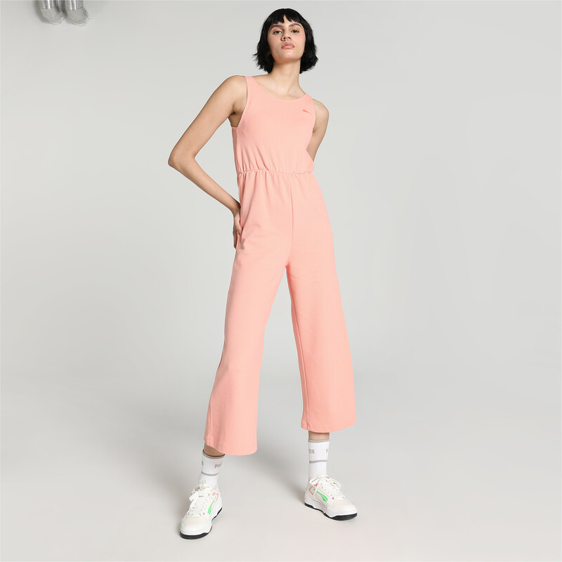 Women's PUMA Knitted Jumpsuit in Pink size XS