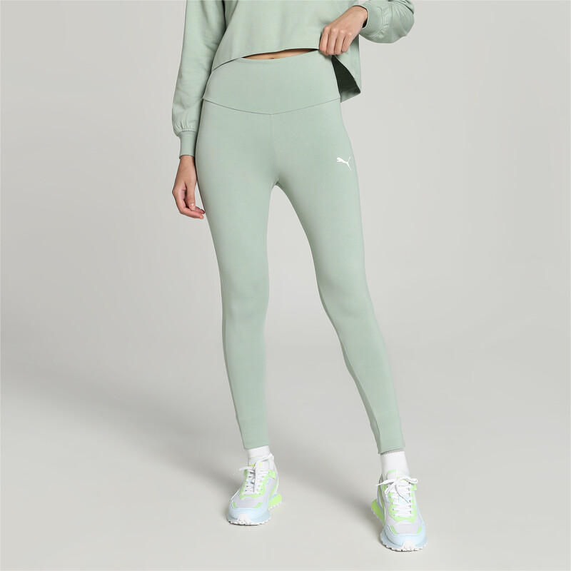 Women's PUMA ESS High Waist 7/8 Leggings in Gray/Green size M, PUMA, Maradu