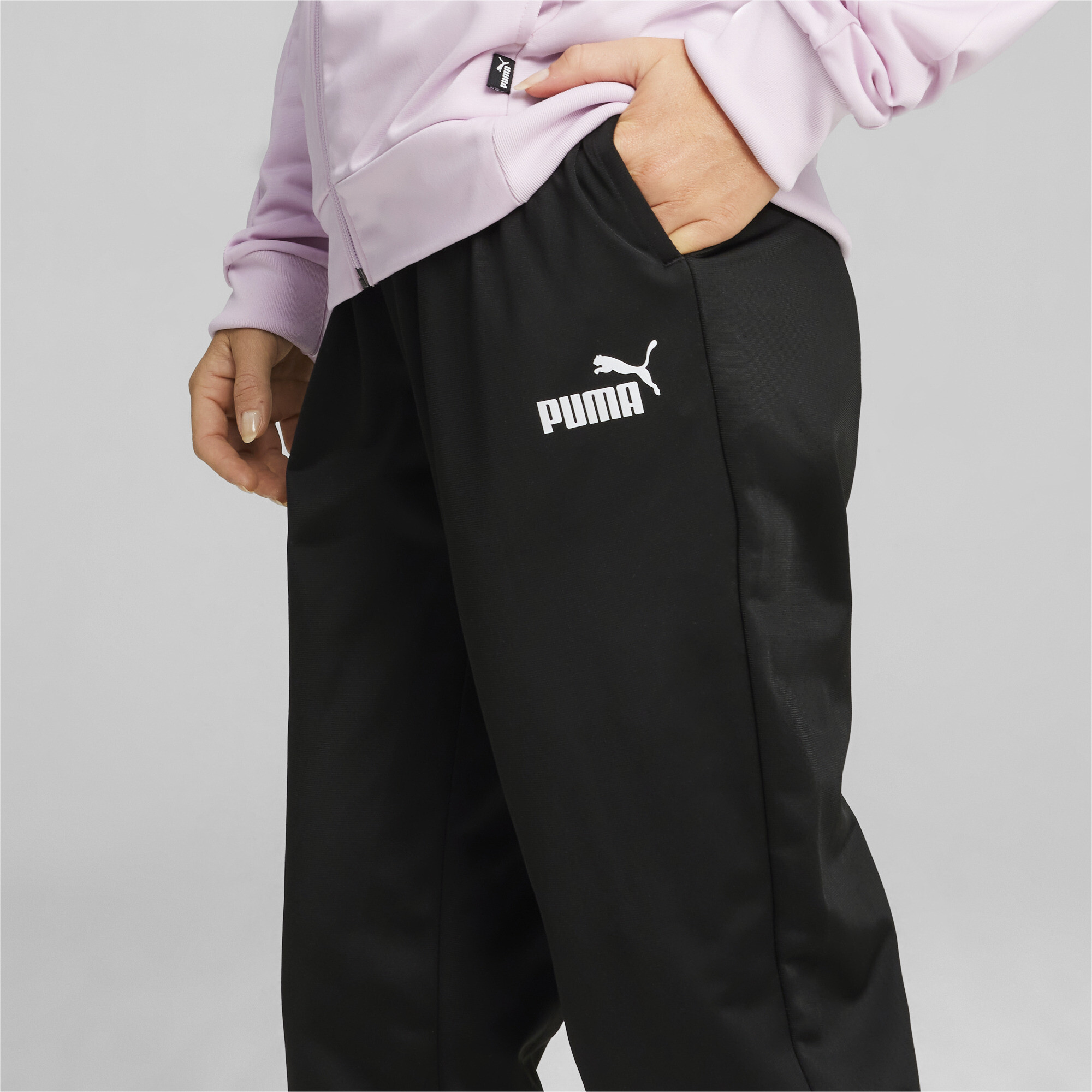 Women's Puma Women's Baseball Tricot Suit, Purple, Size S, Clothing