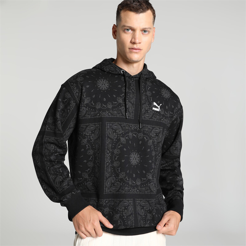 

Men's PUMA Classic Paisley Hoodie, Black