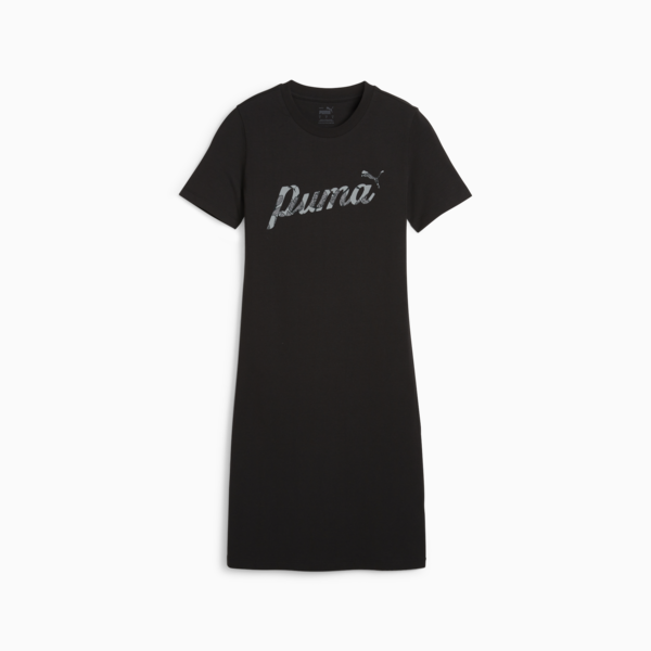 ESS+ Blossom Women's Dress, PUMA Black, large-ZAF