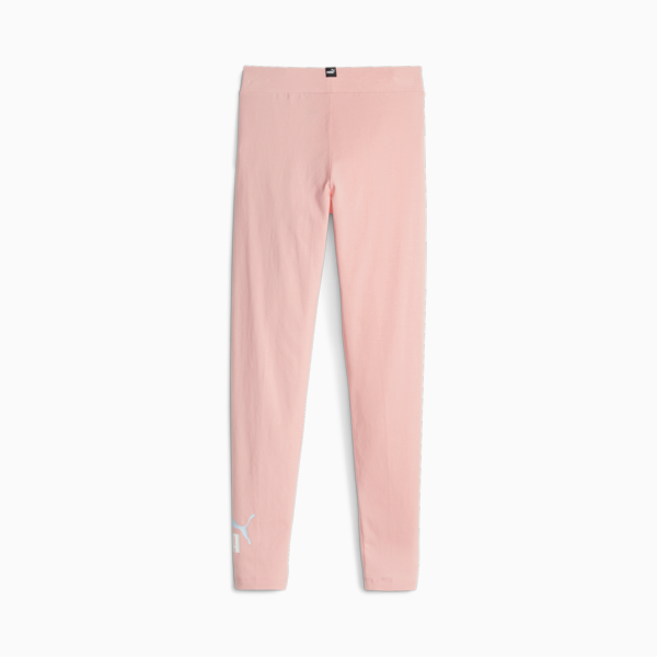 ESS Youth Logo Leggings G, Peach Smoothie, large-ZAF
