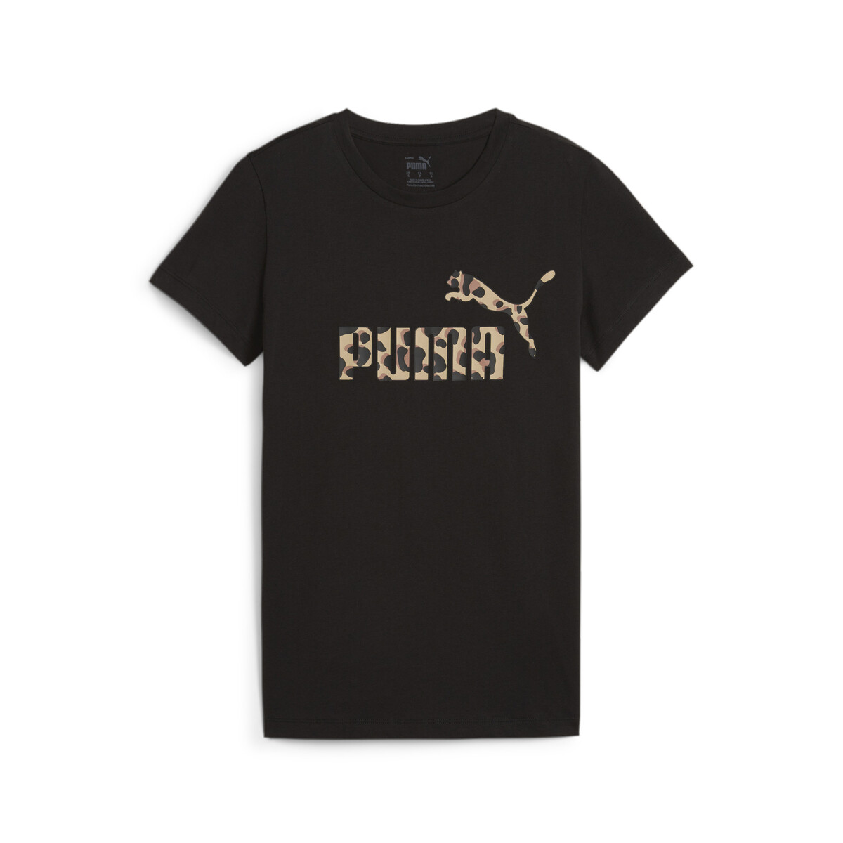 Essentials+ ANIMAL Women's Graphic T-Shirt in Black by PUMA, XL