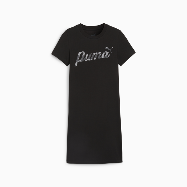 ESS+ Blossom Girls' Dress, PUMA Black, large-ZAF